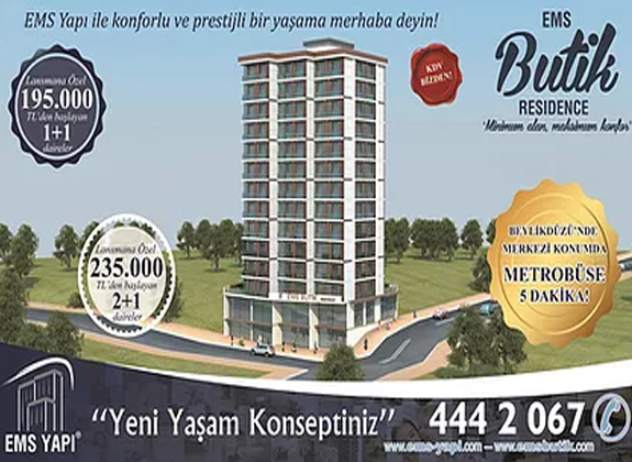 EMS Butik Residence Billboard Tanıtımı